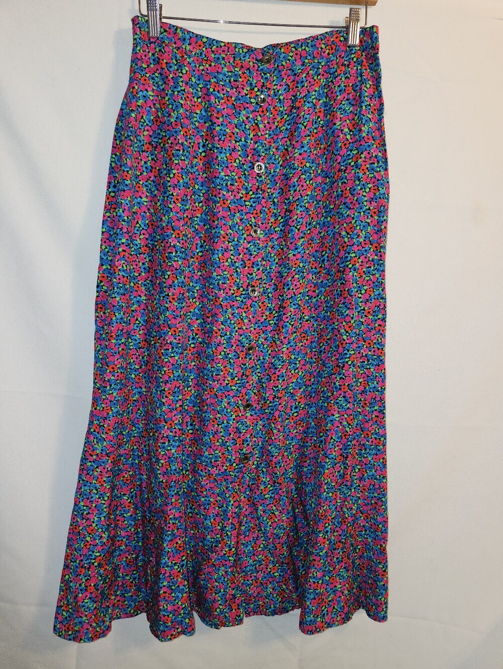 Carole Little Sport Floral Maxi Skirt Size 12 - Picture 8 of 12